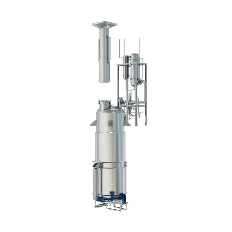 Straight-tube extraction tank